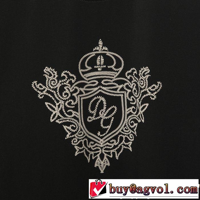 旬の気分を絶妙に ドルチェ＆ガッバーナ Dolce&Gabbana 2色可選  Tシャツ/ティーシャツ春夏らしい華やか