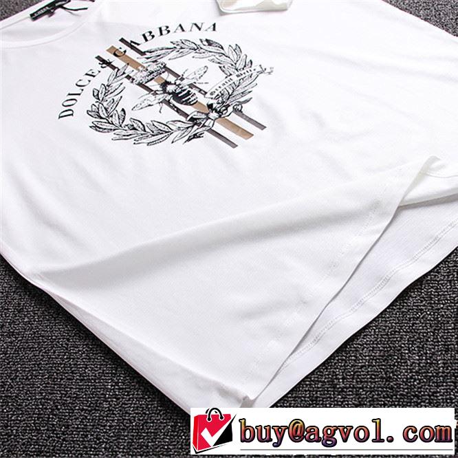 る春夏おすすめの人気商品 2019年の夏のマスト Dolce&Gabbana ドルチェ＆ガッバーナ 半袖Tシャツ 3色可選