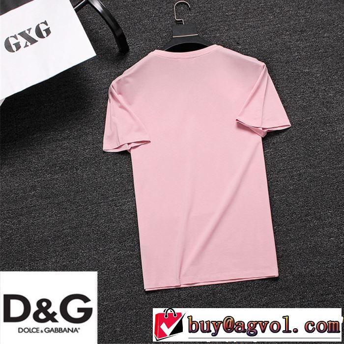 2019春夏の大注目トレンド Dolce&Gabbana ドルチェ＆ガッバーナ 半袖Tシャツ 3色可選 今っぽく新作アイテム