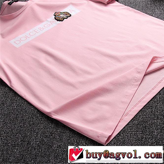 2019春夏の大注目トレンド Dolce&Gabbana ドルチェ＆ガッバーナ 半袖Tシャツ 3色可選 今っぽく新作アイテム