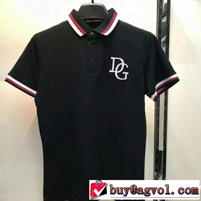 爽やかすぎない大人の印象に 2019年春夏流行ファッション Dolce&Gabbana ドルチェ＆ガッバーナ 半袖Tシャツ 2色可選