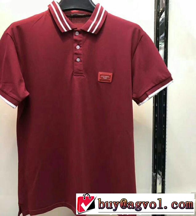 夏の王道　適度な上品さ Dolce&Gabbana ドルチェ＆ガッバーナ 半袖Tシャツ 3色可選 2019年春夏のトレンドアイテム