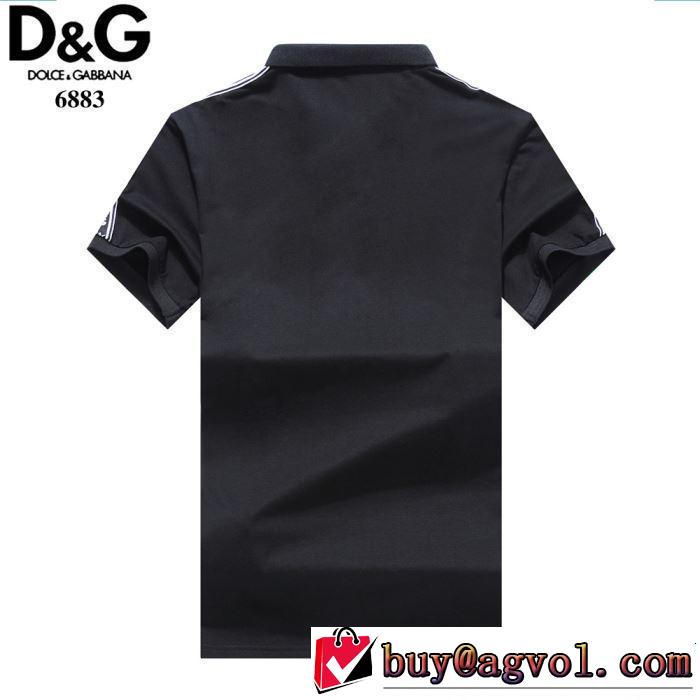 Dolce&Gabbana ドルチェ＆ガッバーナ 半袖Tシャツ 4色可選 【2019春夏】最新コレクション 大人の華やかさを演出