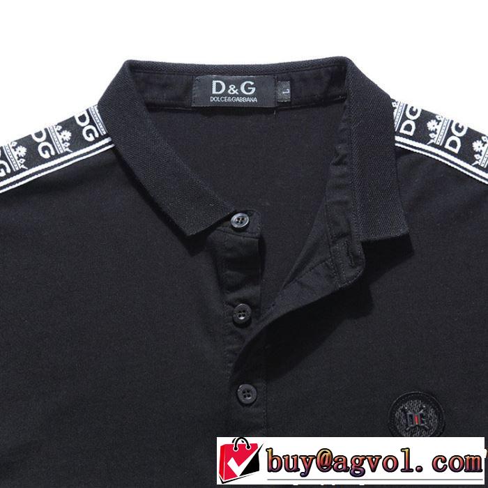 Dolce&Gabbana ドルチェ＆ガッバーナ 半袖Tシャツ 4色可選 【2019春夏】最新コレクション 大人の華やかさを演出