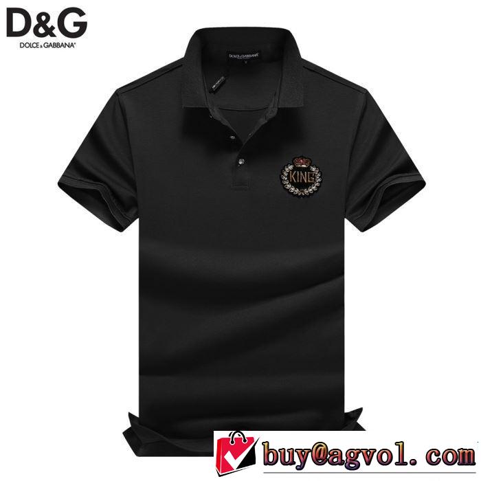 大胆にデザインオシャレ新品 Dolce&Gabbana ドルチェ＆ガッバーナ 半袖Tシャツ 3色可選 2019春夏のトレンド新商品