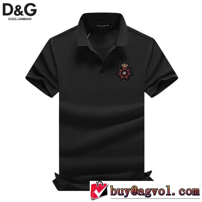 Dolce&Gabbana ドルチェ＆ガッバーナ 半袖Tシャツ 3色可選 《2019年》今、注目のストリート 今期のトレンド定番アイテム