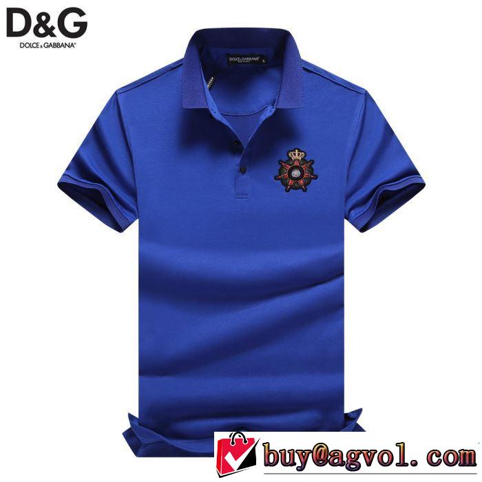 Dolce&Gabbana ドルチェ＆ガッバーナ 半袖Tシャツ 3色可選 《2019年》今、注目のストリート 今期のトレンド定番アイテム
