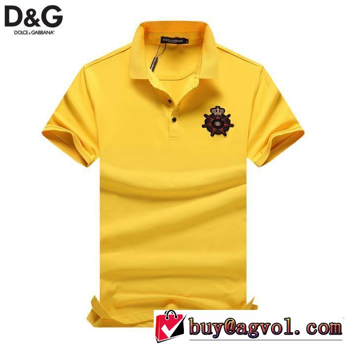 Dolce&Gabbana ドルチェ＆ガッバーナ 半袖Tシャツ 3色可選 《2019年》今、注目のストリート 今期のトレンド定番アイテム