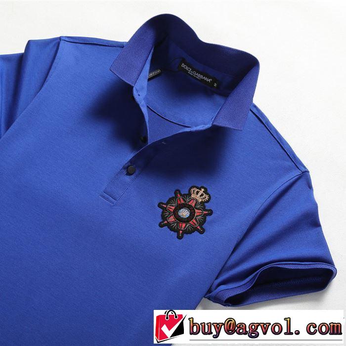 Dolce&Gabbana ドルチェ＆ガッバーナ 半袖Tシャツ 3色可選 《2019年》今、注目のストリート 今期のトレンド定番アイテム