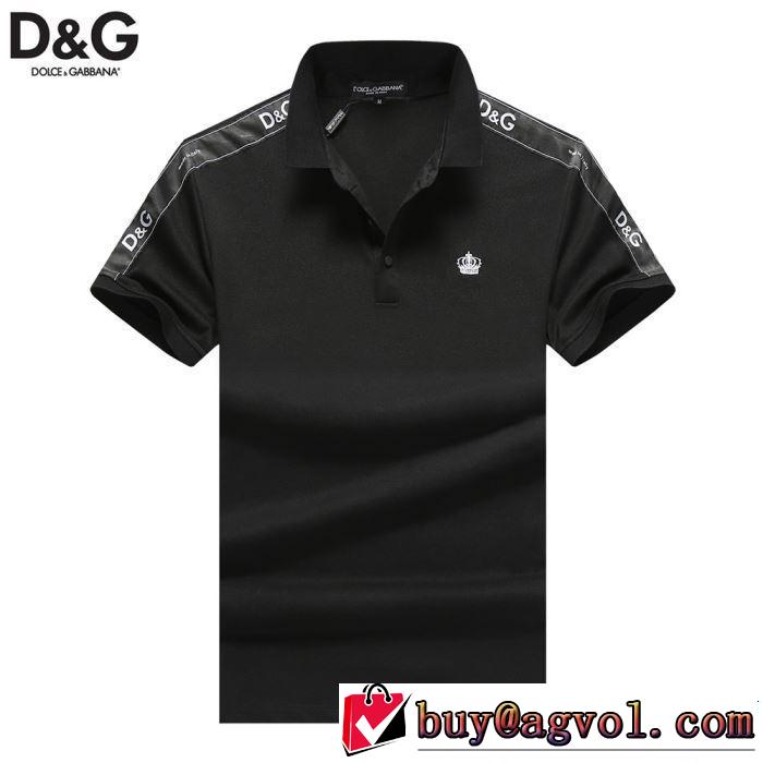 2019春夏は人気定番 夏おすすめ人気ブランドアイテム Dolce&Gabbana ドルチェ＆ガッバーナ 半袖Tシャツ 3色可選