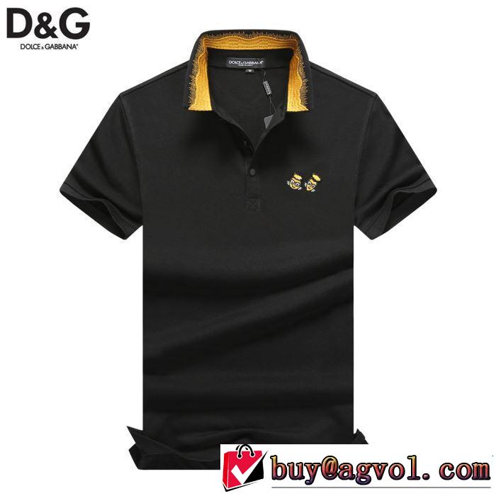半袖Tシャツ 4色可選 Dolce&Gabbana ドルチェ＆ガッバーナ 2019年夏の一押しファッションアイテム 特に夏は人気アイテム