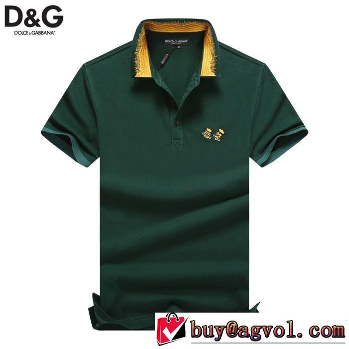 半袖Tシャツ 4色可選 Dolce&Gabbana ドルチェ＆ガッバーナ 2019年夏の一押しファッションアイテム 特に夏は人気アイテム
