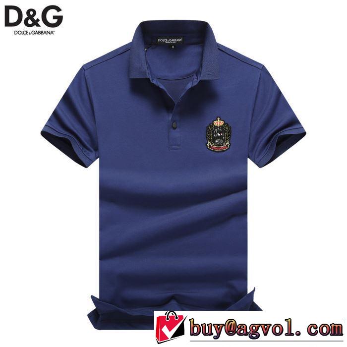 Dolce&Gabbana ドルチェ＆ガッバーナ 半袖Tシャツ 3色可選 オススメしたい最新注目ファション 2019年の春夏に着たい