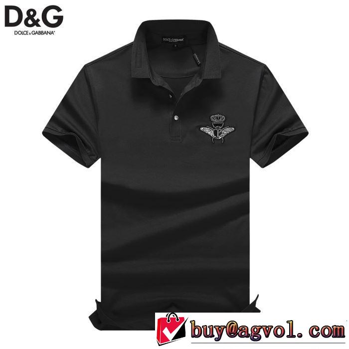 半袖Tシャツ 3色可選  Dolce&Gabbana ドルチェ＆ガッバーナ 最も目立ったブランド新品 【2019年】夏のファッション