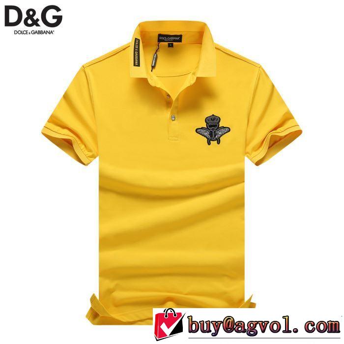 半袖Tシャツ 3色可選  Dolce&Gabbana ドルチェ＆ガッバーナ 最も目立ったブランド新品 【2019年】夏のファッション