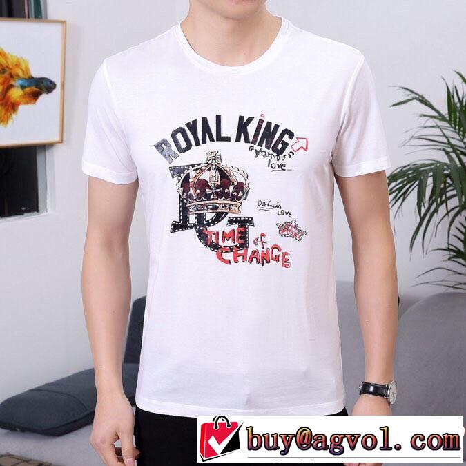 ブランドの話題の新作も！Dolce&Gabbana ドルチェ＆ガッバーナ 半袖Tシャツ 3色可選 オシャレ印象で人気の高い