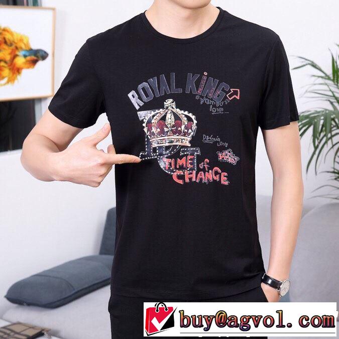 ブランドの話題の新作も！Dolce&Gabbana ドルチェ＆ガッバーナ 半袖Tシャツ 3色可選 オシャレ印象で人気の高い