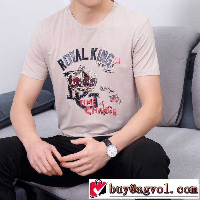 ブランドの話題の新作も！Dolce&Gabbana ドルチェ＆ガッバーナ 半袖Tシャツ 3色可選 オシャレ印象で人気の高い