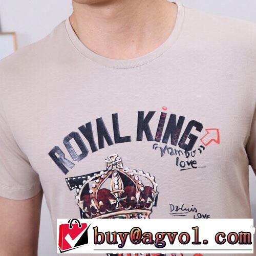 ブランドの話題の新作も！Dolce&Gabbana ドルチェ＆ガッバーナ 半袖Tシャツ 3色可選 オシャレ印象で人気の高い