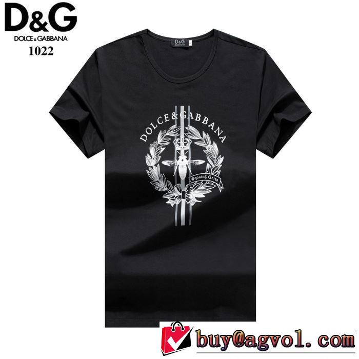 Dolce&Gabbana ドルチェ＆ガッバーナ 半袖Tシャツ 4色可選 特に夏は人気アイテム 2019春夏人気トレンドアイテム