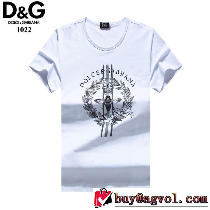 Dolce&Gabbana ドルチェ＆ガッバーナ 半袖Tシャツ 4色可選 特に夏は人気アイテム 2019春夏人気トレンドアイテム