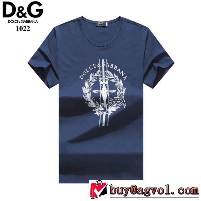 Dolce&Gabbana ドルチェ＆ガッバーナ 半袖Tシャツ 4色可選 特に夏は人気アイテム 2019春夏人気トレンドアイテム