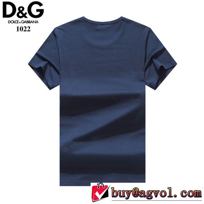 Dolce&Gabbana ドルチェ＆ガッバーナ 半袖Tシャツ 4色可選 特に夏は人気アイテム 2019春夏人気トレンドアイテム