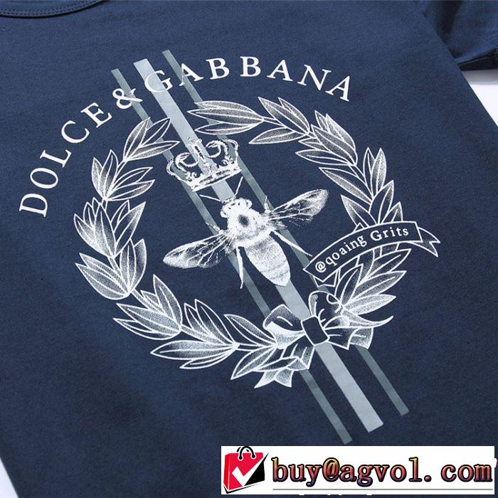 Dolce&Gabbana ドルチェ＆ガッバーナ 半袖Tシャツ 4色可選 特に夏は人気アイテム 2019春夏人気トレンドアイテム