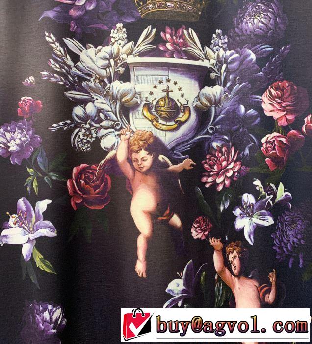 着るだけで上品なスタイル Dolce&Gabbana ドルチェ＆ガッバーナ 半袖Tシャツ 2色可選 2019春夏トレンドアイテム