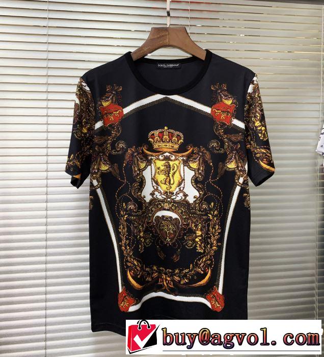 Dolce&Gabbana ドルチェ＆ガッバーナ 半袖Tシャツ 2019春夏も引き続き人気セール まずは定番！人気アイテム