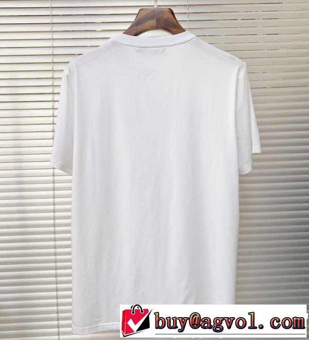 大人のこなれた着こなし Dolce&Gabbana ドルチェ＆ガッバーナ半袖Tシャツ 2色可選 【2019春夏】最新コレクション