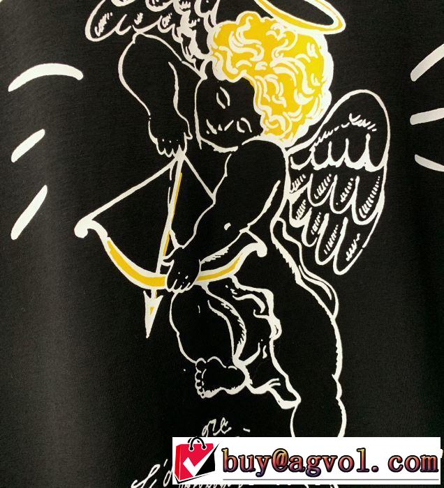 大人のこなれた着こなし Dolce&Gabbana ドルチェ＆ガッバーナ半袖Tシャツ 2色可選 【2019春夏】最新コレクション