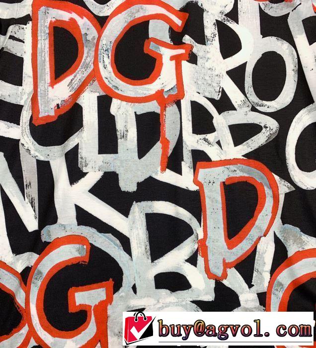 春夏らしい爽やかさ Dolce&Gabbana ドルチェ＆ガッバーナ 半袖Tシャツ 2色可選 【2019年】夏のファッション
