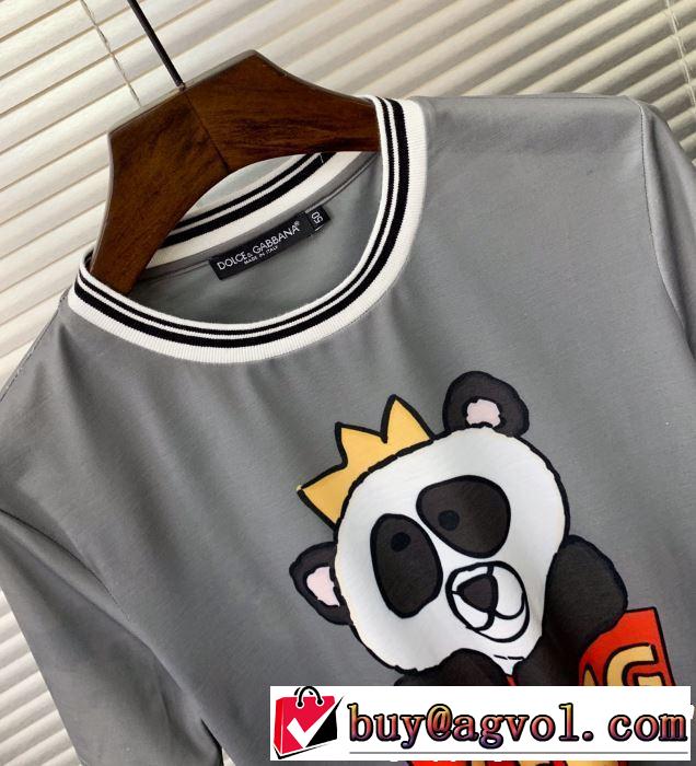 夏気分UP最新コレクション Dolce&Gabbana ドルチェ＆ガッバーナ 半袖Tシャツ 2019年春夏のトレンドアイテム