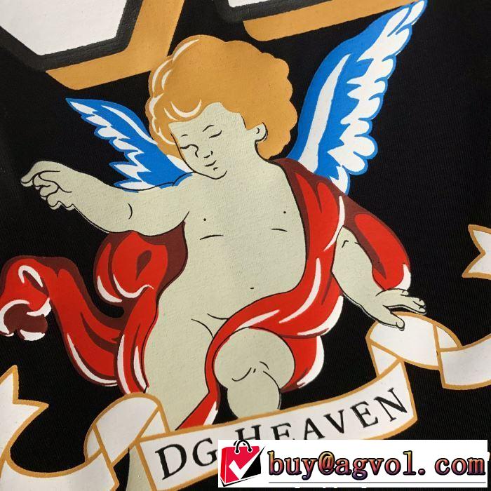 半袖Tシャツ 2色可選 爽やかすぎない大人の印象に 2019年春夏流行ファッション  Dolce&Gabbana ドルチェ＆ガッバーナ