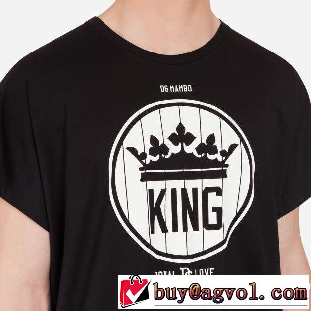 グッと大人っぽい印象に Dolce&Gabbana ドルチェ＆ガッバーナ 半袖Tシャツ 2色可選 大人カジュアル夏ファッション2019