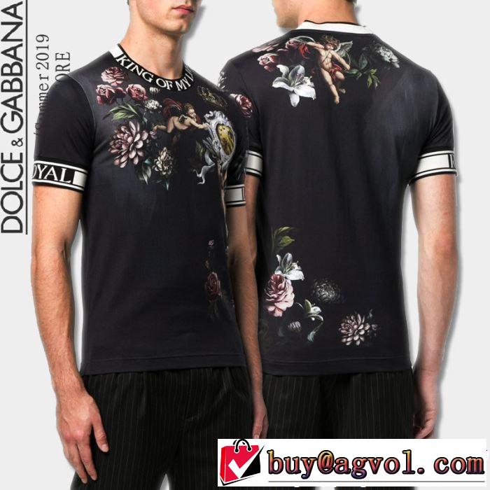 Dolce&Gabbana ドルチェ＆ガッバーナ 半袖Tシャツ 夏に良く似合うちょっと新品 2019年春夏シーズンの人気