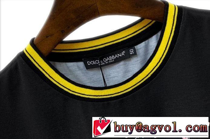 Dolce&Gabbana ドルチェ＆ガッバーナ 半袖Tシャツ 2色可選 今期のトレンド定番アイテム 2019春夏のトレンド新商品