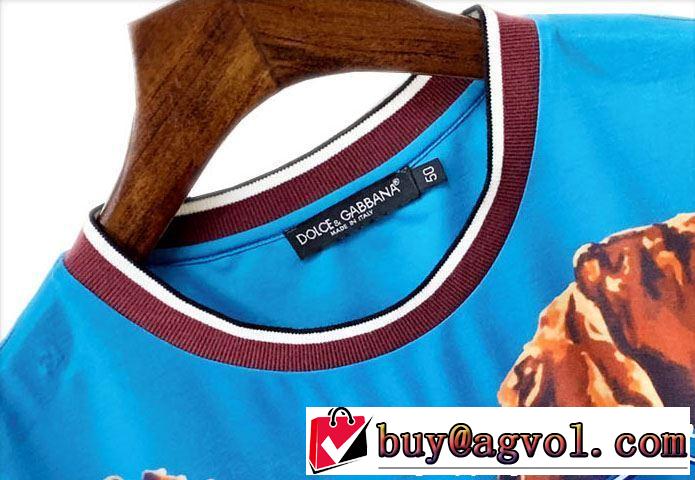 春夏の流行り2019新品 Dolce&Gabbana ドルチェ＆ガッバーナ 半袖Tシャツ 一気にトレンド感満載な着こなし
