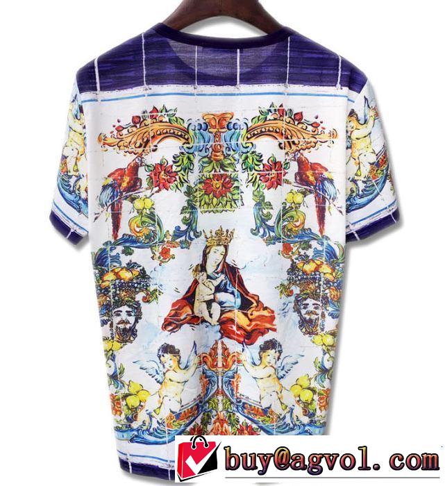 Dolce&Gabbana ドルチェ＆ガッバーナ 半袖Tシャツ 今季のトレンド人気新作 2019春夏も引き続きトレンド