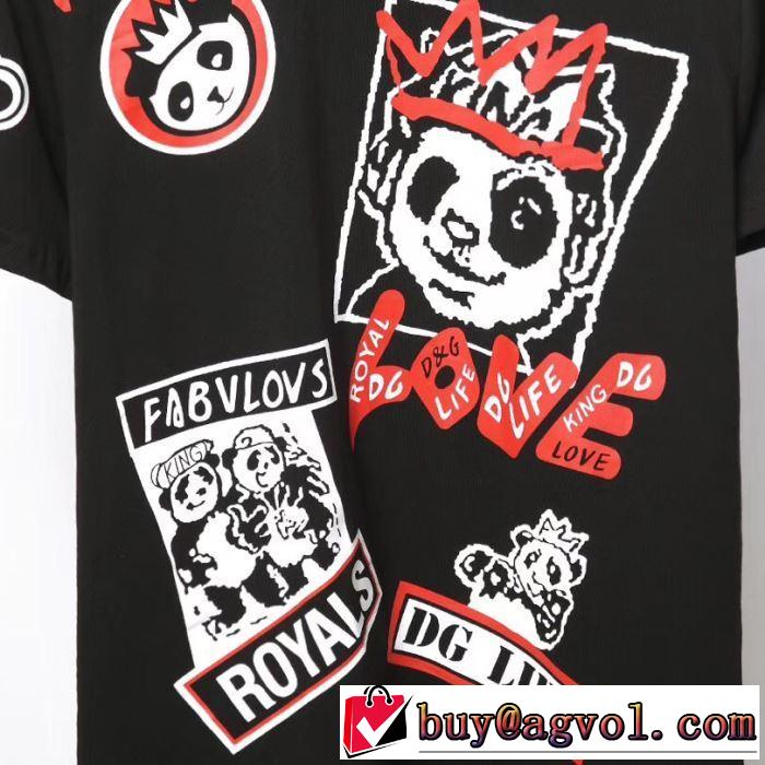 定番が欲しい方 2色可選 ドルチェ＆ガッバーナ Dolce&Gabbana  Tシャツ/半袖 2019年最新ファッション