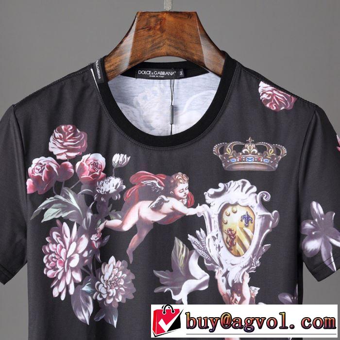 超あたたかい すごく稀少カラー2019春夏の大注目トレンド ドルチェ＆ガッバーナ Dolce&Gabbana  Tシャツ/半袖