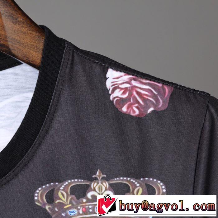 超あたたかい すごく稀少カラー2019春夏の大注目トレンド ドルチェ＆ガッバーナ Dolce&Gabbana  Tシャツ/半袖