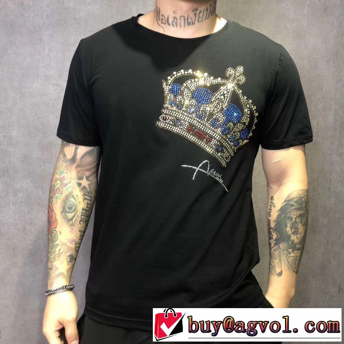 最終価格セール 2色可選 ドルチェ＆ガッバーナ Dolce&Gabbana 春夏の流行り2019新品 Tシャツ/半袖