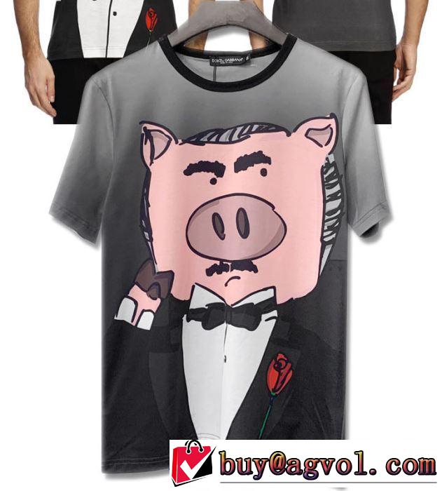 正規品保証19春夏 ドルチェ＆ガッバーナ春夏の流行り2019新品 Dolce&Gabbana  Tシャツ/半袖