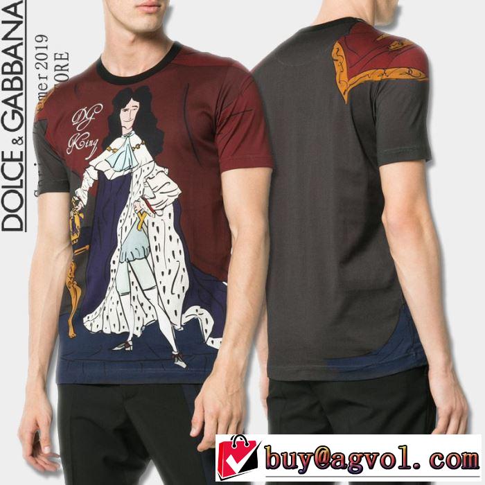 お勧め使える未入荷ブランド ドルチェ＆ガッバーナ Dolce&Gabbana Tシャツ/半袖2019夏ファション新品