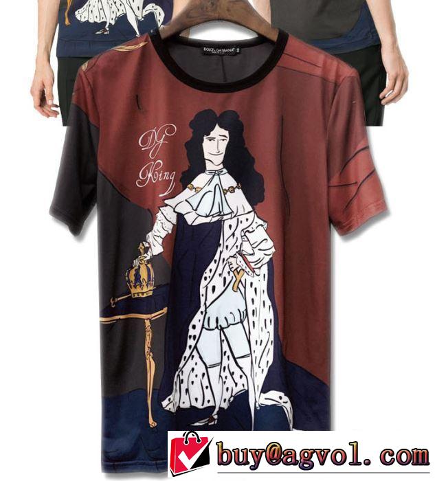 お勧め使える未入荷ブランド ドルチェ＆ガッバーナ Dolce&Gabbana Tシャツ/半袖2019夏ファション新品