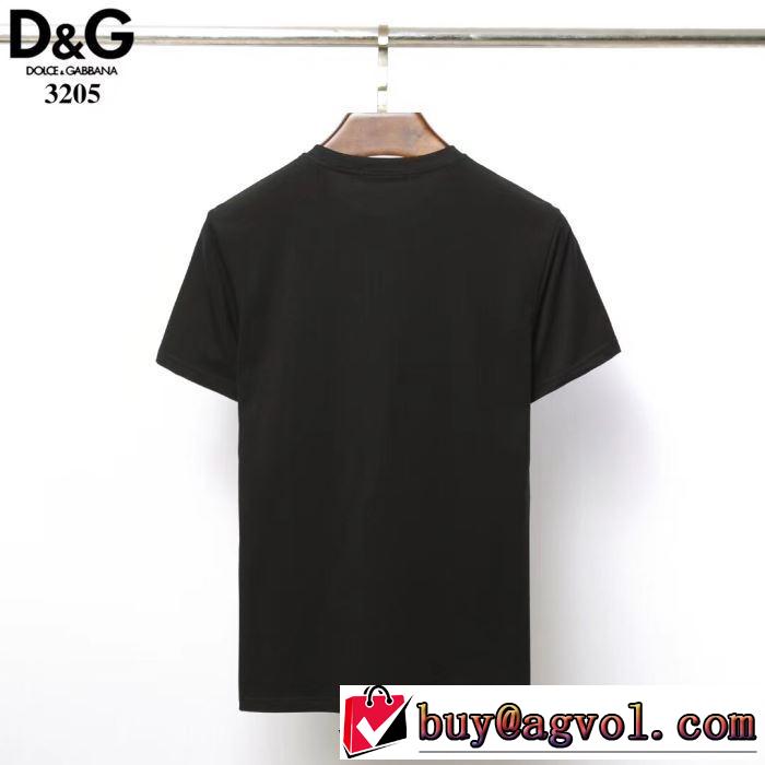 Tシャツ/半袖 最新で男性にもお勧め 2色可選 ドルチェ＆ガッバーナ2019SSのトレンド商品  Dolce&Gabbana