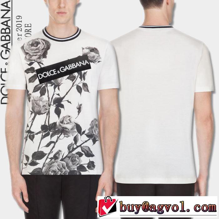 いろいろ選べる Dolce&Gabbana2色可選 Tシャツ/半袖ドルチェ＆ガッバーナ2019春夏も引き続き人気セール