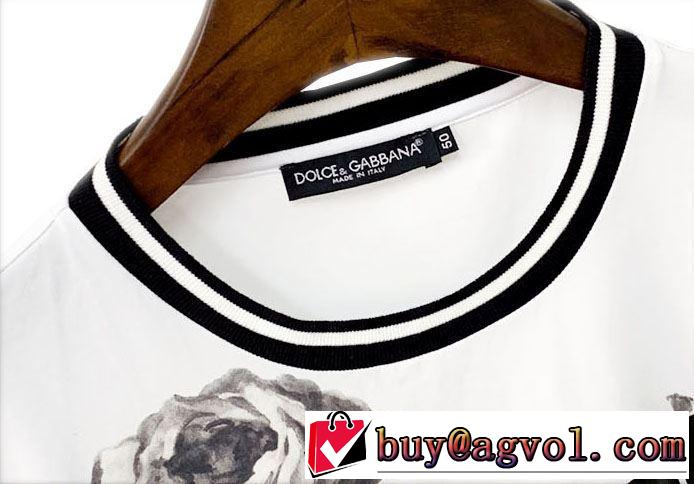 いろいろ選べる Dolce&Gabbana2色可選 Tシャツ/半袖ドルチェ＆ガッバーナ2019春夏も引き続き人気セール